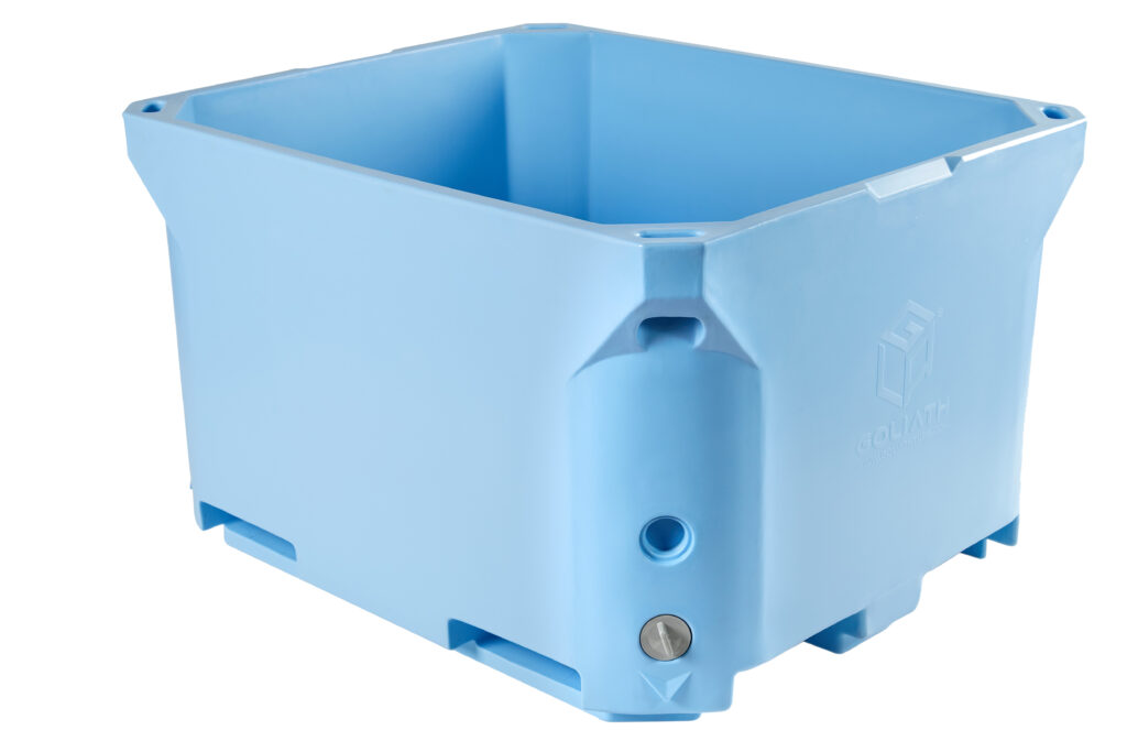 Sky Blue color fish bins